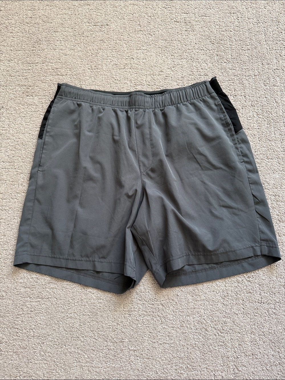 RBX Men's Gray Athletic Shorts - Large